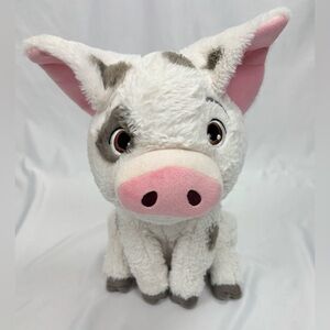 Disney Store Moana Pua White Pig Stuffed Animal Plush 13”